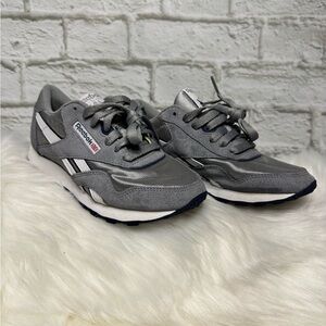 Reebok Men's Charcoal and White Sneakers
